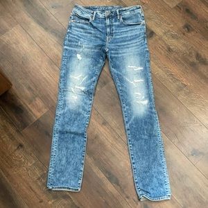 Mens American Eagle slim fit distressed jeans